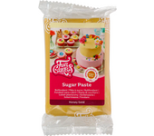 Fondant Funcakes Oro Miel 250 G - Ideal para Decorar Tartas, Cupcakes y Galletas