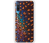 Funda compatible con Xiaomi Mi 9 - Fondo leopardo marron naranja