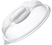 Horno de microondas Cubierta de alimentos Tapa de la placa de microondas Microondas Splatter Dish Guard Cover Dome Cubierta de comida clara Tapa de tapas