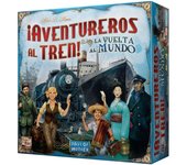 Juego de mesa ¡aventureros al tren! la vuelta al mundo pegi 8
