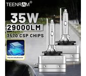 D1S HID Xenon Headlight 29000LM D1 HID Xenon Headlamps Bulbs 3000K 4300K 5000K 6000K 8000K 10000K 12000K Auto Lamps 12V 24V