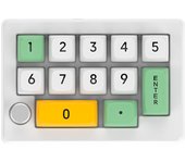 Programable totalmente caliente interruptor mecánico intercambiable 7 color RGB luz Juego Mini teclado