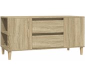 vidaXL Mueble para TV madera contrachapada 102x44,5x50 cm, Mueble de Salon, Mueble TV, Mueble TV salon, Mesa de TV, Mueble tele