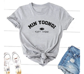 Suga Agust D Min Yoongi T Shirt K-pop Fan Bangtan Grafisch Bedruckte Mode Harajuku 2023 Kleidung Kausale Weibliche Y2k T-shirt