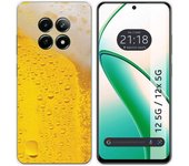 Tumundosmartphone Funda Silicona para Realme 12 5G / 12x 5G diseño Cerveza Dibujos