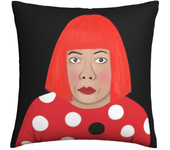 Pink Dots Pillowcases Bed Car Yayoi Kusama Art Abstract Pumpkin Polka Pop Aesthetic Cushion Cover Cool Decor Throw Pillow Case