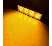 4 LED Car Grille Strobe Beacon Light Pickup Truck width indicator light Police Emergency Hazard Warning Flash Signal Lamp 12/24V