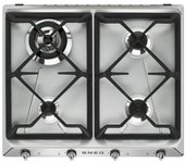 Encimera de Gas Smeg SR964XGH 60cm Victoria Inox smeg  Placas de gas SMEG 8017709200114