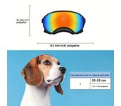 1pc UV Protection Dog Sunglasses Stylish Ski Goggles for Small To Large Breeds Durable Frame with Adjustable Dog Pet Glasses