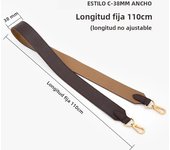 WUTA Genuine Leather Replacement Wide Shoulder Bag Strap for LV Onthego Tote Bag Adjustable Crossbody Handbag Belts Purse Straps