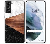 Tumundosmartphone Funda Gel Tpu para Samsung Galaxy S21+ Plus 5G diseño Mármol 11 Dibujos