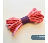 3.5mm Scrap Bundle Packs Macrame Cord Premium Cotton Cord for Macrame Craft Hand Painted Lush Ombre String Macrame Keychain Rope
