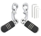 1-1/4"32mm Highway Engine Guard Motorcycle Footpegs For Harley Electra Glide Ultra Classic FLHTCU Sportster XL Dyna Softail