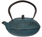 LACOR Tetera de hierro fundido Lacor - Azul - Capacidad 1,1 Litros.
