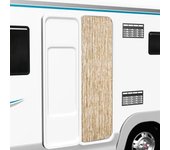 Cortina mosquitera de chenilla beige 56x185 cm