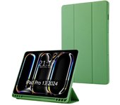 Tumundosmartphone Funda con tapa Smart para Apple iPad Pro 2024 13 (M4) color Verde