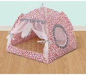 Cat Dog Nest Tent Folding Camping Outdoor Breathable Pet Nest,Versatile All Year Round, Pet Camping Equipment