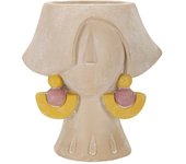 Jarrón Decorativa Cara 25, Poliresina, Multicolor, 24,5x20,5x26 cm