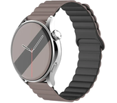 Silicone Magnetic Loop For Samsung Galaxy watch 7 6 5 pro 4 Classic active link band bracelet huawei GT 2-2e 3-4 20mm 22mm strap