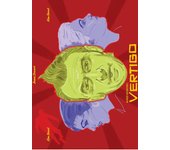 22 Designs Hitchcock Movie Vertigo Whitepaper Poster Artwork Homedecal Fancy Wall Sticker for Coffee House Bar