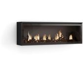 Skraut Home - Chimenea eléctrica LED XXL - Sin Calor - 107x38x25cm - Salón - Comedor - Estilo Moderno