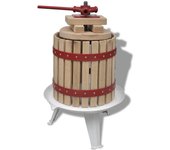 vidaXL Prensa y Trituradora de Frutas y Vinos Tradicional Capacidad 6 l,  triturador 7 L,  12 l y mas