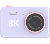 Nueva cámara digital para niños de 8K, ultra alta definición, pantalla grande de 2,4 pulgadas, frontal y trasera, cámara dual de 8000 W, cámara de vídeo de juguete
