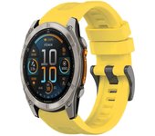 Correa de Silicona para Garmin Fenix 8 - 51mm / Fenix 7X Pro / Fenix 6X Pro / Enduro 3 / Epix 2 Pro 51mm, Banda Básica Conectores Quickfit 26mm