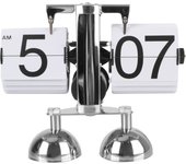 Flip Internal Gear Operated Retro Flip Clock Auto Flip Operated Quartz Clock Home Decors Digital Clock