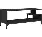 vidaXL Mueble de TV madera de ingeniería acero 102x40x41 cm, Mueble de Salon, Mueble TV, Mueble TV salon, Mesa de TV, Mueble tele