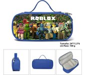 ROBLOX Primary School Pencil Bag Children's Pencil Case Stationery Box Anime Kawaii Cartoon School Bag Mochila