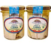 Lomos de lubina en aceite de oliva de Costa Vasca (Pack de 2 unidades)