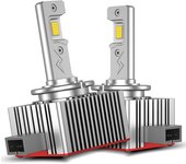 1:1 HID Xenon Size Plug n Play D1S D2S D3S D3R D8S LED Car Headlight Bulbs 150W/2pcs 800% Brighter Replace for Mercedes Headlamp