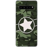 Tumundosmartphone Funda Gel Tpu para Samsung Galaxy S10 5G diseño Camuflaje 01 Dibujos