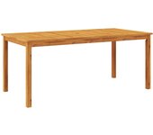 Mesa de Jardín Madera maciza de Acacia 180x90x75 cm