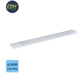 Regleta electrónica led 20w 6400k luz fría 1900lm 8x59.7x3.1cm EDM