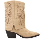 DANGELA Botines cowboy caña vuelta bordado