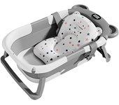 Bathería de Bebé plegable para bebés a Niños Pequeños with Monitor De Temp en tiempo real juego de Bebé plegable, juego aplicable de 0 a 36 més, Perfecto