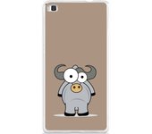 Tumundosmartphone Funda Gel Tpu para Huawei P8 Lite Diseño Toro Dibujos