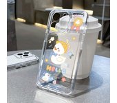 Soft Clear Phone Case For iPhone 14 Pro Max Cases iPhone 11 Cases iPhone 13 12 XS XR X 7 8 Plus SE 2020 Cartoon Cute Duck Cover
