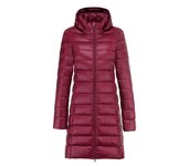 5XL 4XL Plus Long Down Jacket Women Winter Ultra Light Down Jacket Women With Hooded Down Coat Female Hat Detachable