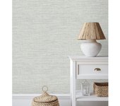 Muestra DIN A4 de Papel pintado vinílico ecológico efecto fibra vegetal tejida teñida con textura en relieve - Soho Fabric 682343 de GAULAN