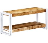 Mueble TV combinadoMueble para TV de madera maciza de mango 90x30x40 cm