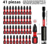 Geinxurn Impact Tough #2 Phillips Insert Driver Bits,Magnetic S2 Steel PH2 Screwdriver Bits Set with Storage M-Box