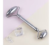 Ice Face Roller Facial Skincare Ice Roller Set, Stainless Steel Facial Roller Gua Sha Face Tool Face Massage Roller Mold Cube