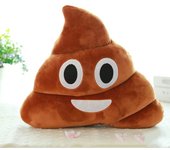 28cm Funny Plush Pillow Super Poop Soft Toy Cute Face Expression Shit Doll Poop Stuffed Toy for Children Birthday Christmas Gift