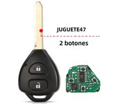 jingyuqin Remote Key 2/3 Buttons 433MHz 4D67 / G Chip for Toyota Corolla Avensis Yaris Verso Auris Fob 26041-11H29 89071-0F060