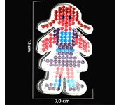Fuse Pixel Art Puzzle Pegboards Patterns Templates Ironing Paper White Plastic Tweezers for 5mm Hama Beads 3D Toys Children Gift