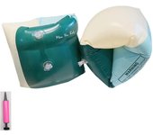 Printed Swim Buoyancy Sleeves with Double Air Bag for Adult and Kids,Inflatable Sleeves Set with Manual Air Pump Included