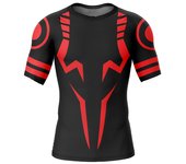 3D Print Compression Shirts for Men Athletic Quick Dry Tshirts Tops Gym Workout Fitness Undershirts Baselayers Anime Rash Guard